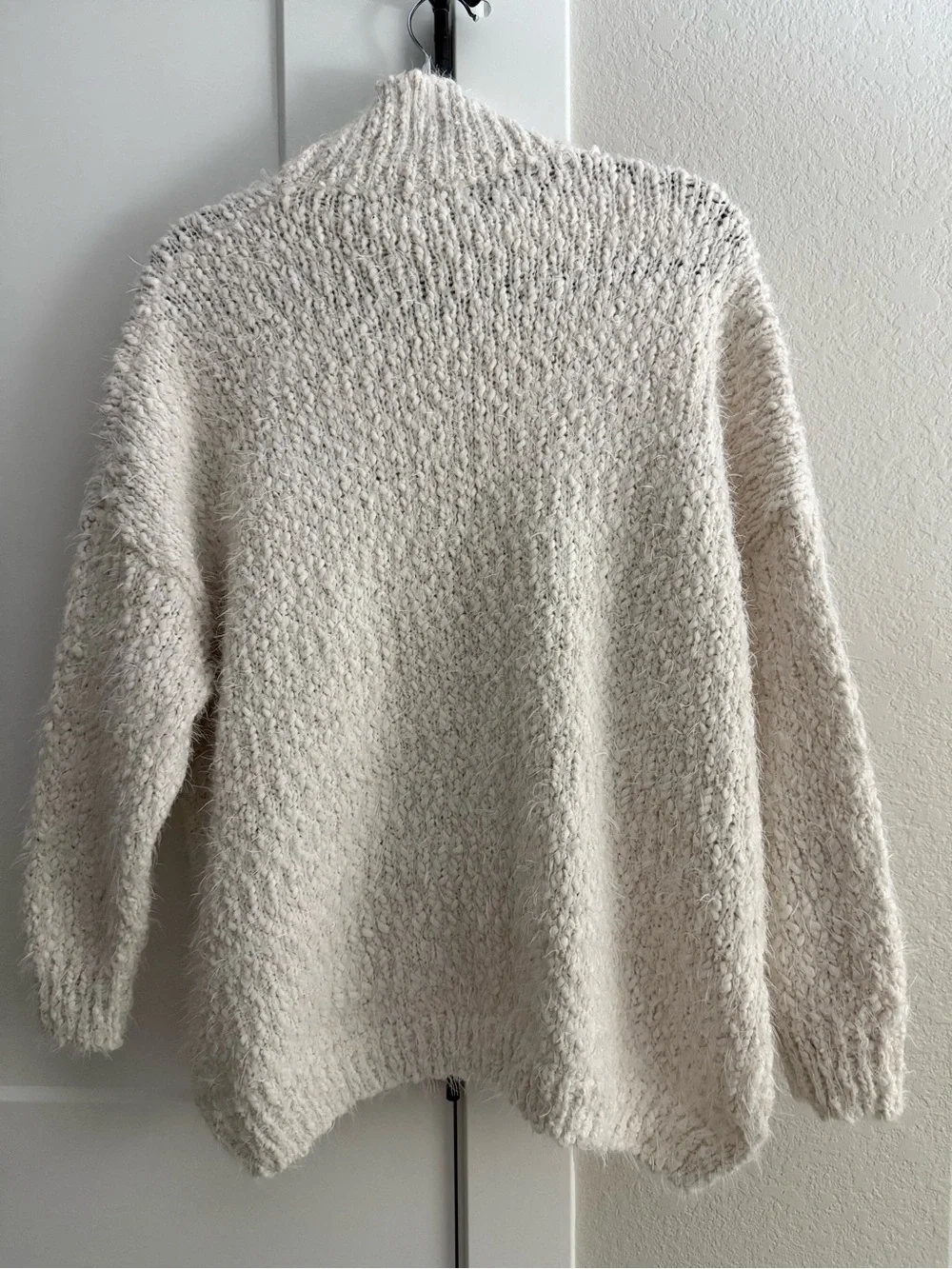 Title: Altar'd State Cream Fuzzy Mock Neck Sweater S/M
